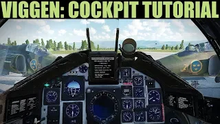 AJS37 Viggen: Cockpit Familiarization Tour Tutorial | DCS WORLD