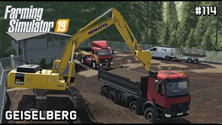 Komatsu PC300 | Public Works | Geiselberg | Farming Simulator 19 | Episode 114