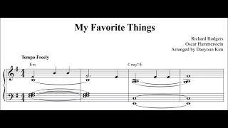 [Jazz Standard] My Favorite Things (sheet music)