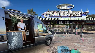 CAMPING OVERNIGHT IN ABANDONED WATER PARK