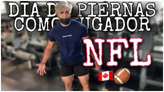 DIA DE PIERNAS como jugador profesional de la NFL | Chuyst