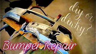 DIY 💲5️⃣0️⃣0️⃣ Bumper Repaired‼️ (HOW TO fix your cracked plastic item)