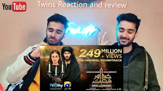 Indian Twins react to Khuda Aur Mohabbat | OST | IVreacts