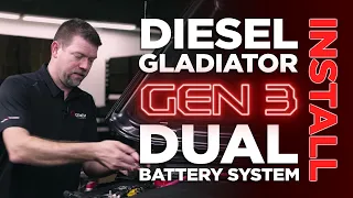 Diesel Gladiator Dual Battery Kit Installation Video