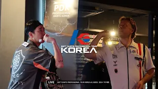 【RICHARD EDWARDS vs BONG WOO KIM】 SEMI- FINAL, 2024 SOFT DARTS PROFESSIONAL TOUR KOREA 1차