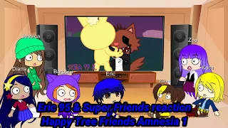 Eric 95 & Super Friends reaction Happy Tree Friends Amnesia 1 | With My Mind | Gacha Club