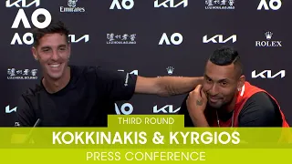 Kokkinakis/Kyrgios Press Conference (3R) | Australian Open 2022