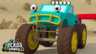 The Monster Trucks Song｜Gecko's Garage Songs｜Kids Songs｜Trucks for Kids