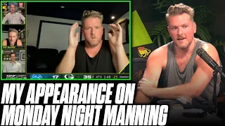 Pat McAfee Talks About His Experience On Monday Night Manning