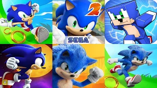 Sonic Dash 2: Sonic Boom vs Sonic Dash vs Sonic Forces vs Sonic Minecraft All Characters Unlocked