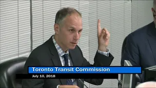 Toronto Transit Commission Board Meeting - July 10, 2018