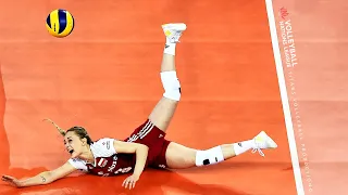 BEST Volleyball DIGs - SAVES | Crazy Volleyball Actions | Women's VNL 2019