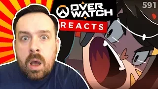 Reaction: ENEMY D.VA (OVERWATCH ANIMATION)