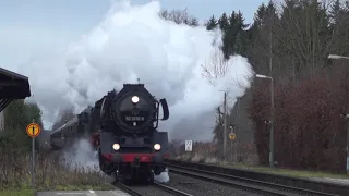 38 2460 und 50 3610 mit einem Sonderzug am 14.12.2019