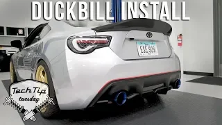 How to install a spoiler on your FRS BRZ 86
