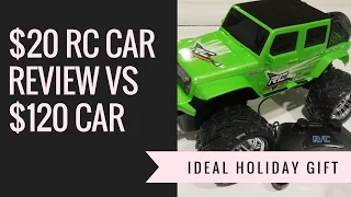 $20 RC Car Review VS $120 RC Car - The Holidays Are Coming!