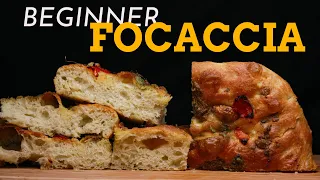 Easy NO-Knead Focaccia | Soft & Bubbly Focaccia!