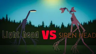 Light head VS Siren head 2 (рисуем мультфильмы 2)