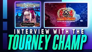 [WoTV] An Interview With the Champ!  Woodywins the Official Manual PVP Tournament Winner