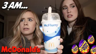 DO NOT EAT THE CREAM EGG MCFLURRY FROM MCDONALD'S AT 3 AM...
