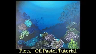 How to paint an Underwater Coral reef - Acrylic painting tutorial