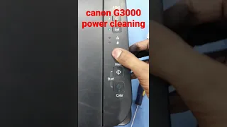 canon G3000 ink power flash head cleaning