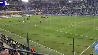 Gamla Ullevi: IFK Göteborg 0-4 BK Häcken. Häcken vinner SM-guld