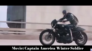 Captain America All Badass Motorcycle Scenes 4K Avengers Movies
