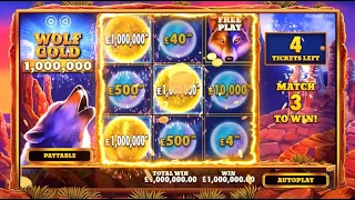 Wolf Gold Scratchcard - Pays out £1,000,000