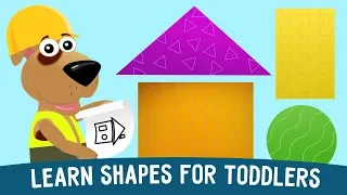 Shapes for Toddlers - Building a House | Early Math for Preschool and Kindergarten | Kids Academy