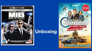 Men in black International and Top Gear Planes, Trains and Automobiles DVD And 4K Blu Ray Unboxing
