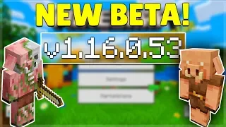 MCPE 1.16.0.53 BETA NETHER UPDATE! Minecraft Pocket Edition OLD Bugs Fixed & More!