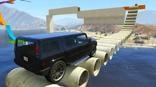 PARKOUR EXTREMO CON MI HUMMER! - CARRERA GTA V ONLINE - GTA 5 ONLINE