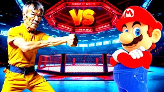 Old Bruce Lee vs. Super Mario - EA Sports UFC 4
