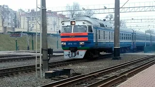 Дизель-поезд ДР1А-132 сообщением "Гродно-Лида"/ DR1A message " Grodno-Lida"
