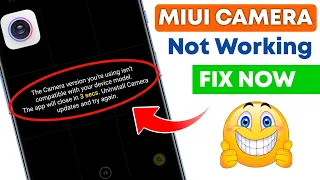 Fix - MIUI Camera is Not Working | Redmi & Poco Camera App Not working Problem