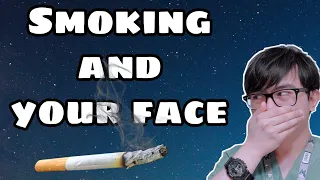 Nurse explains smoking effects on face | Signs of aging and skin health