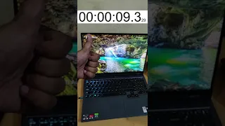 Lenovo Legion 5 pro boot time test  #shorts