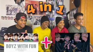 BTS - Boyz With Fun(lyrics) + converse high/never mind /Attack on bangtan live (reaction)