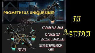 War Commander : Elite Prometheus lvl 15 In Action