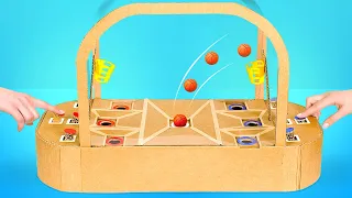 DIY Juego De Mesa De Baloncesto || 3 Juegos De Cartón Y Papel