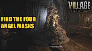 Find the four angel masks Resident Evil Village