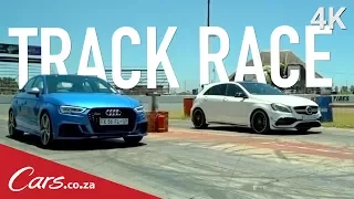 Track Race: Audi RS3 vs Mercedes A45 AMG