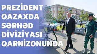 “Qazax” Əlahiddə Sərhəd Diviziyasının qarnizon kompleksində yaradılan şəraitlə tanışlıq