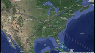 2017 & 2024 Eclipses - X Marks The Spot - Salem Rd, Makanda IL - Rapture IN.