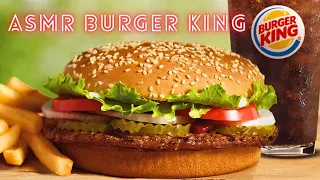 BURGER KING WHOPPER EATING SOUNDS ASMR | CHICKEN FRIES | NO TALKING | #asmr #mukbang #burgerking