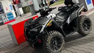 Test Kymco Mxu 700 [110Km/h] !!! v-max?