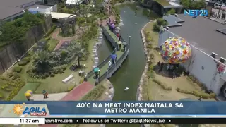 40 degree celsius na heat index naitala sa Metro Manila