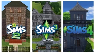 Sims 2 vs Sims 3 vs Sims 4: Houses
