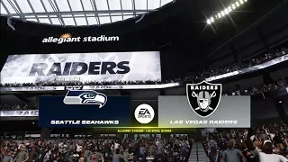 Madden NFL 24 | Seattle Seahawks vs Las Vegas Raiders | Gameplay
